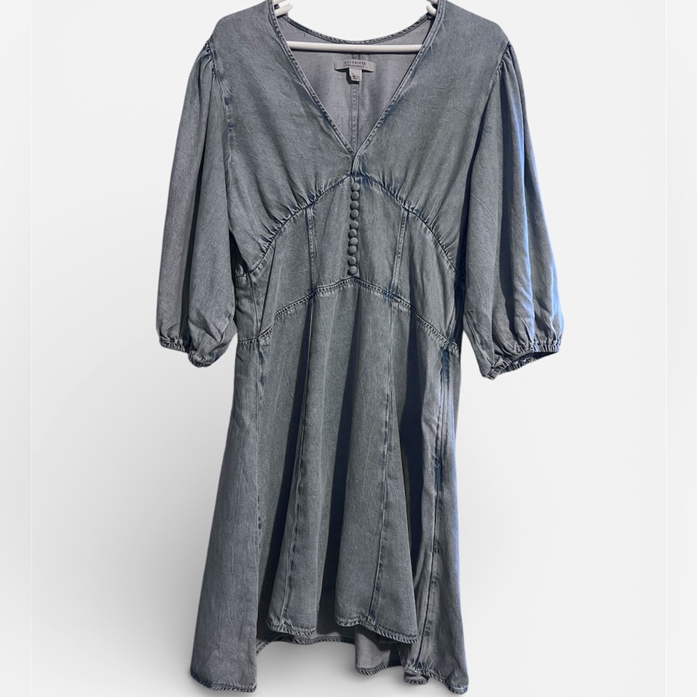 AllSaints Denim Dress – Size 10